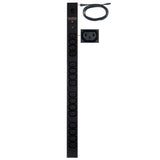 CyberPower PDU10BVHVIEC16F Basic PDU, 200-230V/10A, 16 Outlets, 0U Rackmount