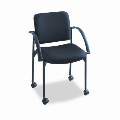 Safco Moto Stack Chair (Qty.2) in Black (4184BL)