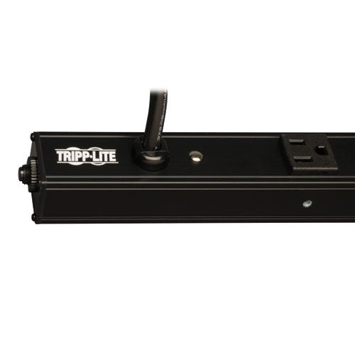 Tripp Lite Basic PDU, 1.44kW Single-Phase, 120V, 14 Outlets (5-15R), NEMA 5-15P Input, 15 ft. Cord, 0U Vertical Rack-Mount Power (PDUV15)