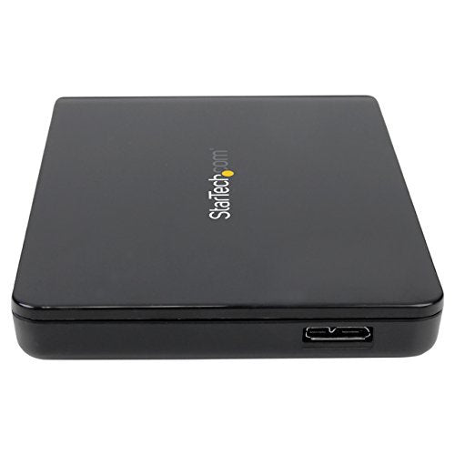 StarTech.com USB 3.1 Tool-Free Enclosure for 2.5" SATA SSD/HDD - USB-C for Laptops (S251BPU31C3)