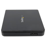 StarTech.com USB 3.1 Tool-Free Enclosure for 2.5" SATA SSD/HDD - USB-C for Laptops (S251BPU31C3)