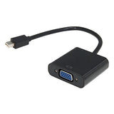 Black Mini Displayport to Vga Mini-Dp to Vga 1920x1200 Cable M/F