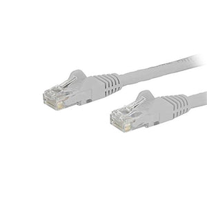 StarTech.com Cat6 Patch Cable - 125 ft - White Ethernet Cable - Snagless RJ45 Cable - Ethernet Cord - Cat 6 Cable - 125ft (N6PATCH125WH)