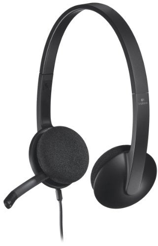 Logitech USB Headset H340 for Internet Calls and Music - Black