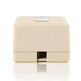 C2G 03834 1-Port Cat5e Surface Mount Box, Ivory