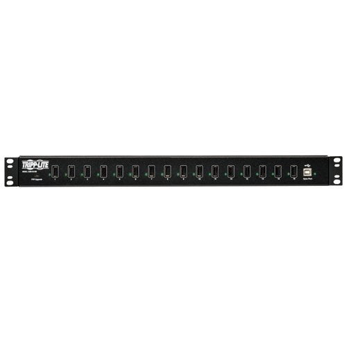 TRIPP LITE 16-Port USB Sync Charging Hub Station Tablet Smartphone iPad/iPhone Rackmount TAA (U280-016-RM)