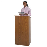 AmpliVox W280 - Full Height Wood Lectern - 46.5" Height - Wood