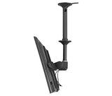 Atdec TH-3070-CTS Telehook Short Tilting Ceiling for 30-Inch to 70-Inch TV Mount Pole, Black