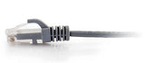 C2G 01036 Cat5e Cable - Snagless Unshielded Slim Ethernet Network Patch Cable, Gray (1 Foot, 0.30 Meters)