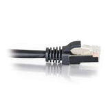 C2G 28692 Cat5e Cable - Snagless Shielded Ethernet Network Patch Cable, Black (7 Feet, 2.13 Meters)