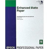 Epson Enhanced Matte - Paper - Matte Paper - Bright White - 17 in X 22 in - 192