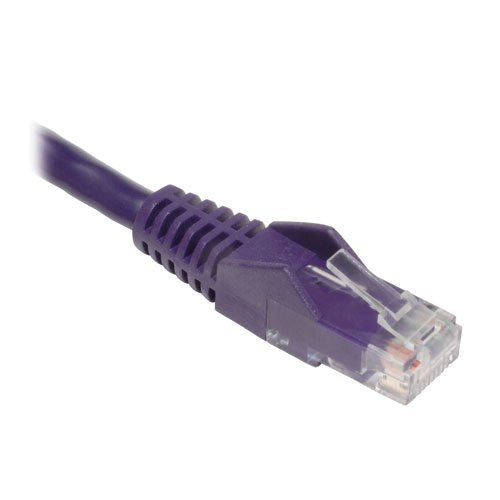 Tripp Lite Cat5e Snagless Molded Patch Cable RJ45, M/M, 5-Feet (N001-005-PU) Purple