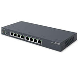 EnGenius EWS2908P 8-Port Gigabit Layer 2 Managed Switch with A 55 W Poe Budget, WLAN Controller an