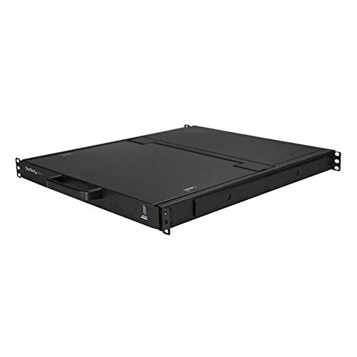 Rackmount KVM Console - 1U - 17.3In Display - 1080P HD - Single Port KVM - Rack Mount Monitor - Rackmount LCD Monitor