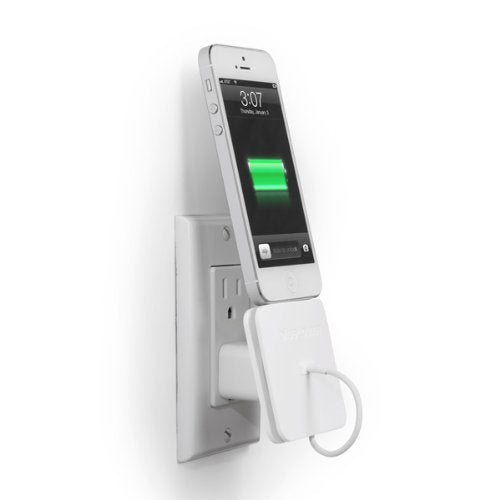Blue Lounge Design Bluelounge Rolio Dock and Wall Charger - Retail Packaging - White