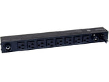 CyberPower PDU30BT8F8R Basic PDU, 100-125V/30A, 16 Outlets, 1U Rackmount