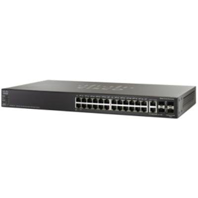 Cisco Small Business 500 Series Stackable Managed Switch SF500-24P (SF500-24P-K9-NA) -