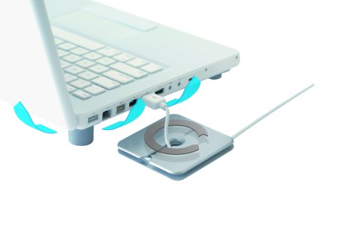 Bluelounge NBK-01-SL Notebook Kit W/Coolfeet, Cableyoyo & Adhesive Plates