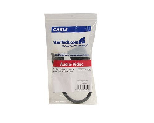 StarTech.com 1-Feet DVI-D to 2X DVI-D Digital Video Splitter Cable - M/F