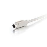 C2G 02715 PS/2 M/F Keyboard/Mouse Extension Cable, Beige (6 Feet, 1.82 Meters)