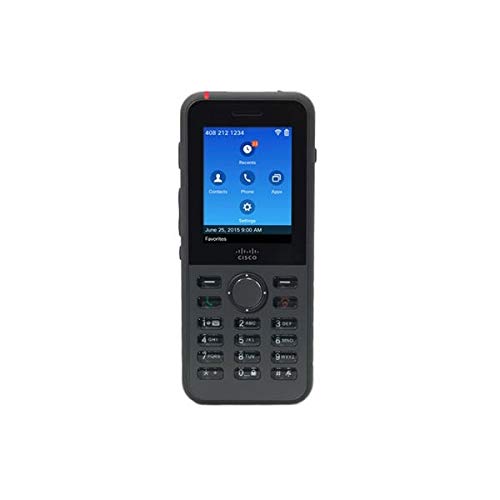 Cisco IP Phone 8821 - Cordless Extension Handset - Bluetooth Interface - 2.4" Black - CP-8821-K9= (Battery and Power Supply Not Included)