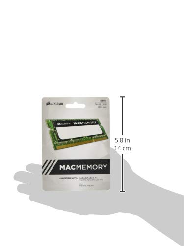 Corsair Apple Certified 4GB (1x4GB) DDR3 1333 MHz PC3 10666 Laptop Memory (CMSA4GX3M1A1333C9)