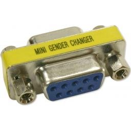 DB9 F/F Mini Gender Changer