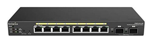 EnGenius Neutron EWS2910P 8 Port Managed Gigabit Poe Switch, 61.6W