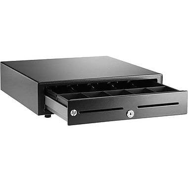HP Cash Drawer - 2 Media Slot - 3 Lock PositionPrinter Driven - Black - French