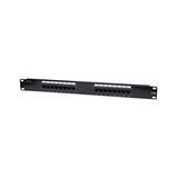 Patch Panel TechlyPro 1U UTP 16xRJ45 Cat.5e, Black - (I-PP 16-RU-C5ET)