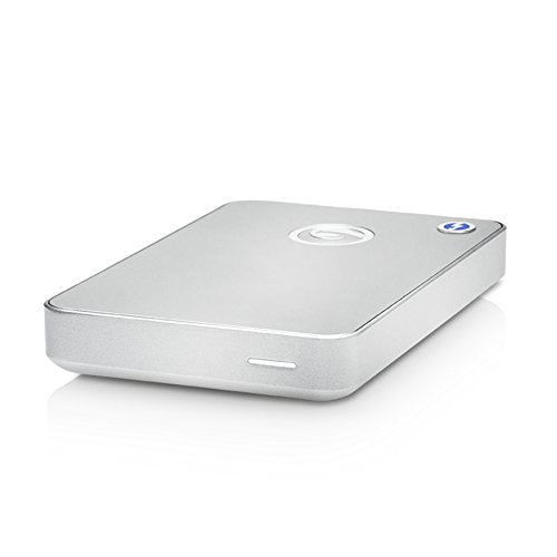 G-Technology 1TB G-DRIVE Mobile with Thunderbolt and USB 3.0 Portable External Hard Drive, Silver - 0G03040