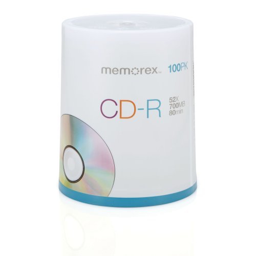 Memorex 700MB/80-Minute 52x CD-R MediaSpindle