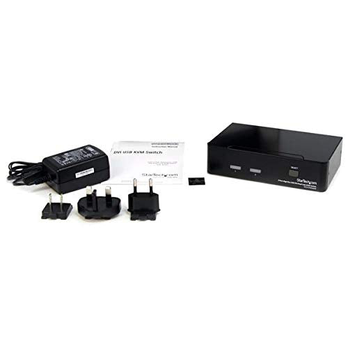 Startech.Com SV231DVIUAHR 2 Port High Resolution USB Dvi Dual Link Kvm Switch with Audio