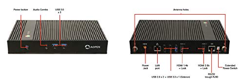 AOPEN CHROMEBOX Commercial 2, Intel Celeron 3865U, 4GB DDR4, 32GB SSD, 3 Years Limited Product Warranty