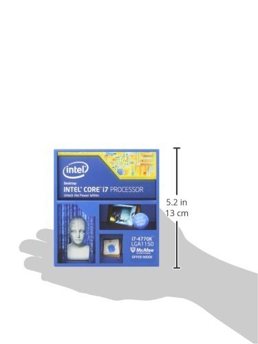 Intel Core i7 i7-4770K Quad-core (4 Core) 3.50 GHz Processor - Retail Pack - 8 MB Cache - 3.90 GHz Overclocking Speed - 22 nm - Socket H3 LGA-1150 - HD 4600 Graphics - 84 W