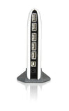 IOGEAR GUH227 7 Port High Speed USB 2.0 Hub for MAC and PC