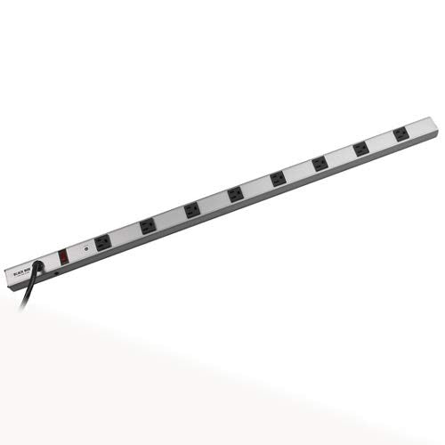 BLACK BOX NETWORK SRV - Vertical AC Power Outlet Strip with Surge Protection, 20-Amp, 24in, 8-Outlet