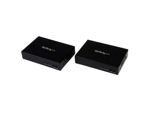 StarTech.com HDMI over Single Cat 5e/6 Extender with Power over Cable Ethernet and Inrared IR - HDMI over Ethernet Cable 1080p - 330 ft (ST121HDT4P)
