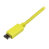 StarTech.com Mobile Charge Sync USB to Slim Micro USB Cable for Phones & Tablets A to Micro B - M/M - Thin Micro USB Charge Cable