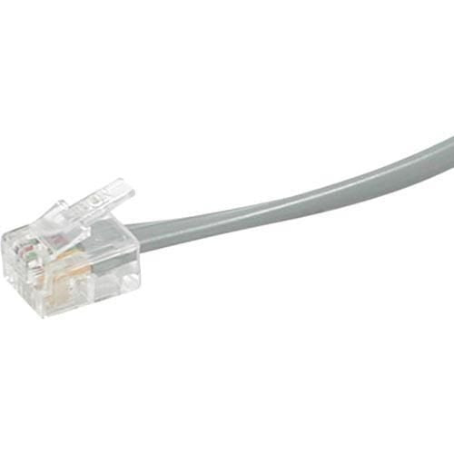 C2G 50ft RJ11 6P4C Straight Modular Cable