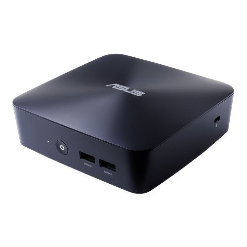 Pre-owned ASUS VivoMini Barebones Mini PC with Intel Core i7-7500U & Integrated 4K UHD Graphics, Midnight Blue (UN65U-M178M)