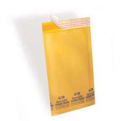 Polyair Eco-lite #0 ELSS0 Golden Kraft Self Seal Bubble Mailer, 6 1/2