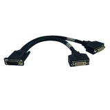 Dms-59 to Dual Dvi Splitter Y Cable (M to 2x Dvi-I F) 1-Ft.