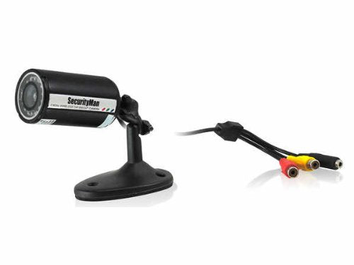 Securityman Weatherproof Bullet Color Camera with 100ft Cable (SM-302)