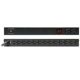 CyberPower PDU15M2F12R Metered PDU, 100-125V/15A, 14 Outlets, 1U Rackmount