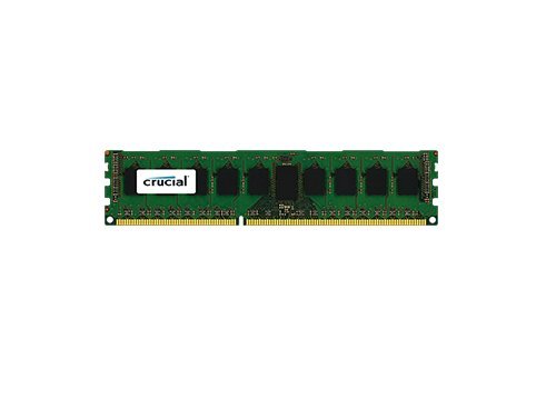 Crucial 8GB Single DDR3 1600 MT/s (PC3-12800) CL11 Unbuffered ECC UDIMM 240-Pin Server Memory CT102472BA160B
