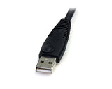 Startech Cable Kvm Displayport Usb - 4-en-1 - 1 8