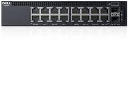 Dell Networking X1018 - Switch - 16 Ports - Managed - Rack-mountable, Black (463-5909)