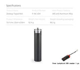 PGYTECH Desktop Tripod Mini for DJI OSMO Pocket/GoPro Series Action Camera with LUCKYBIRD USB Reader