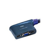 ATEN Petite CS-62U - monitor/keyboard/mouse/audio switch - 2 ports (CS62U)
